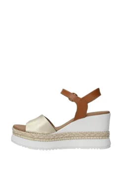 NeroGiardini Sandalo zeppa 10561d Miele