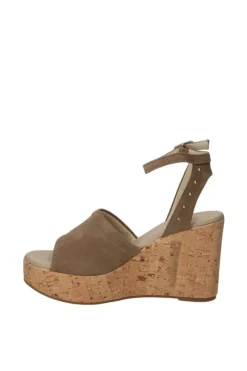 NeroGiardini Sandalo zeppa 07663d Castoro