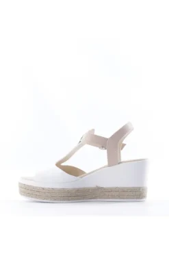 NeroGiardini Sandalo zeppa 07712d Bianco