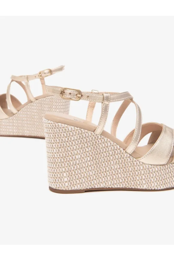 NeroGiardini Sandalo zeppa 13571d Sand