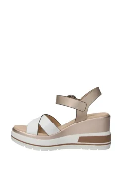 NeroGiardini Sandalo zeppa 18737d Bianco