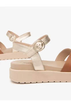 NeroGiardini Sandalo zeppa 13704d Cognac