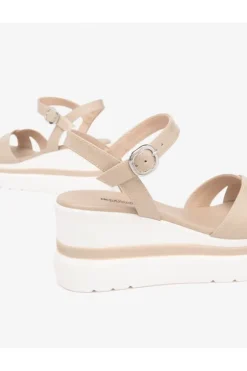 NeroGiardini Sandalo zeppa 13510d Lino