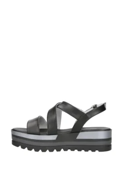 NeroGiardini Sandalo zeppa 10730d Nero