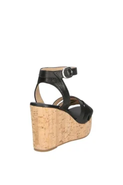 NeroGiardini Sandalo zeppa 10610d Nero