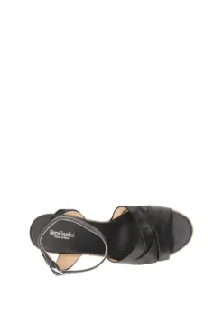 NeroGiardini Sandalo zeppa 10610d Nero