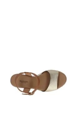 NeroGiardini Sandalo zeppa 10561d Miele