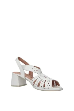 Pitillos Sandalo tacco 10531 White