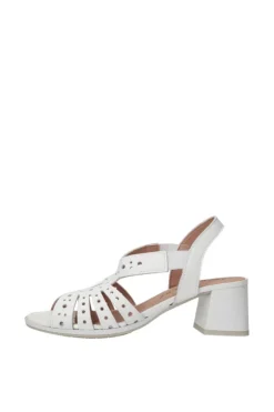 Pitillos Sandalo tacco 10531 White