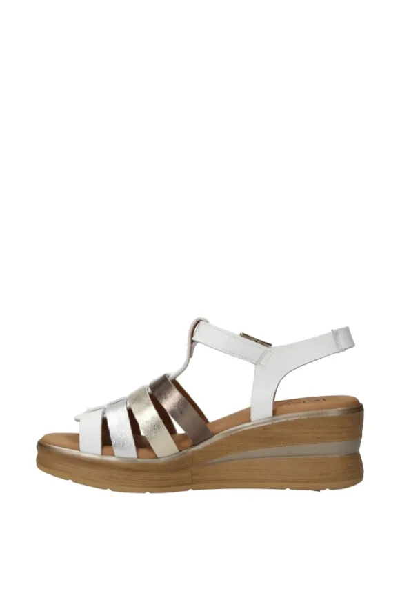 Pitillos Sandalo zeppa 10353 Blanco