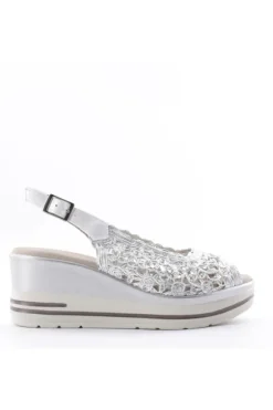 Pitillos Sandalo zeppa 2431 Plata