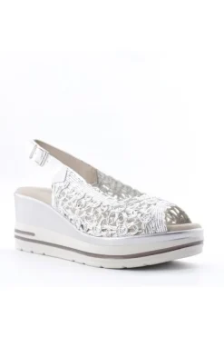 Pitillos Sandalo zeppa 2431 Plata