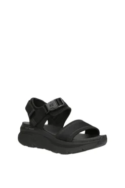 Skechers Sandalo zeppa 119824 Black