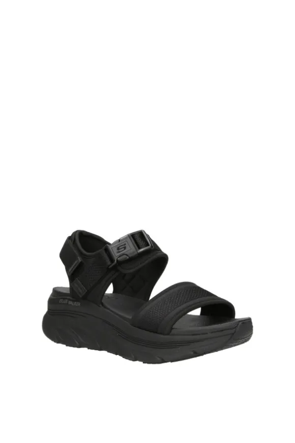 Skechers Sandalo zeppa 119824 Black