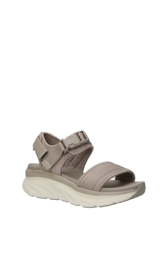 Skechers Sandalo zeppa 119824 Taupe