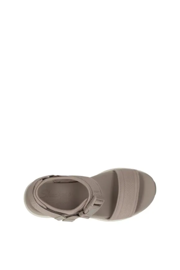 Skechers Sandalo zeppa 119824 Taupe