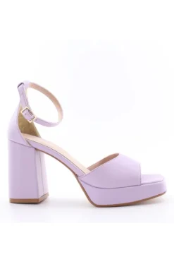 Sophie Blanc Sandalo tacco 719 Glicine