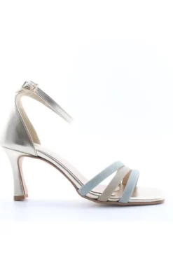 Sophie Blanc Sandalo tacco 32756 Platino