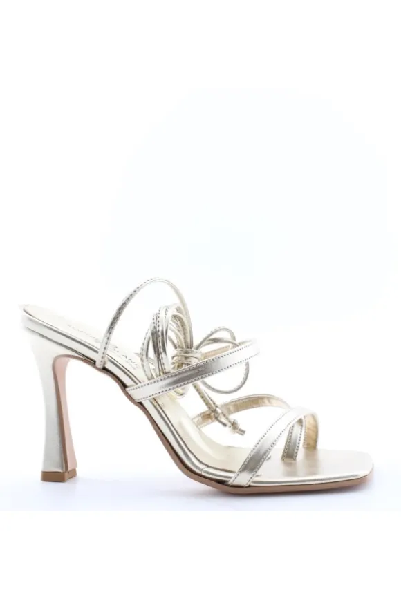 Sophie Blanc Sandalo tacco 701 Platino