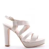 Sophie Blanc Sandalo tacco 742 Beige