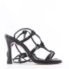 Sophie Blanc Sandalo tacco 4580 Nero