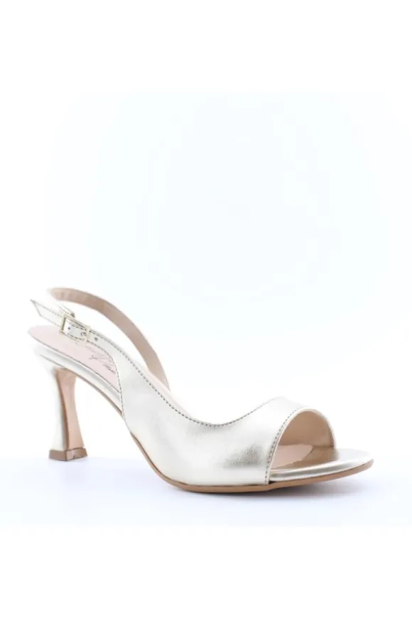 Sophie Blanc Sandalo tacco 516 Platino