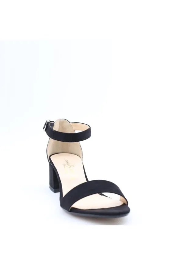 Sophie Blanc Sandalo tacco 696 Nero