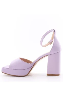 Sophie Blanc Sandalo tacco 719 Glicine