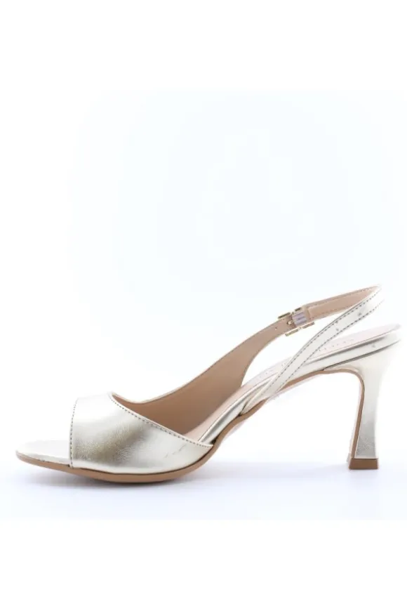 Sophie Blanc Sandalo tacco 516 Platino