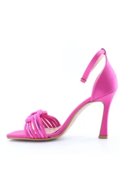 Sophie Blanc Sandalo tacco 005 Fuxia