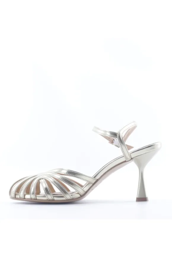 Sophie Blanc Sandalo tacco 7927001 Platino