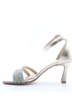 Sophie Blanc Sandalo tacco 32756 Platino