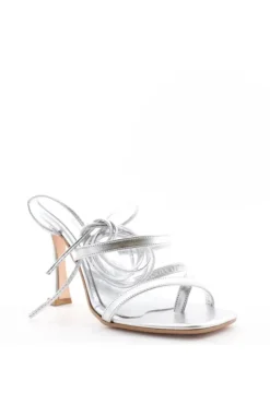 Sophie Blanc Sandalo tacco 701 Argento