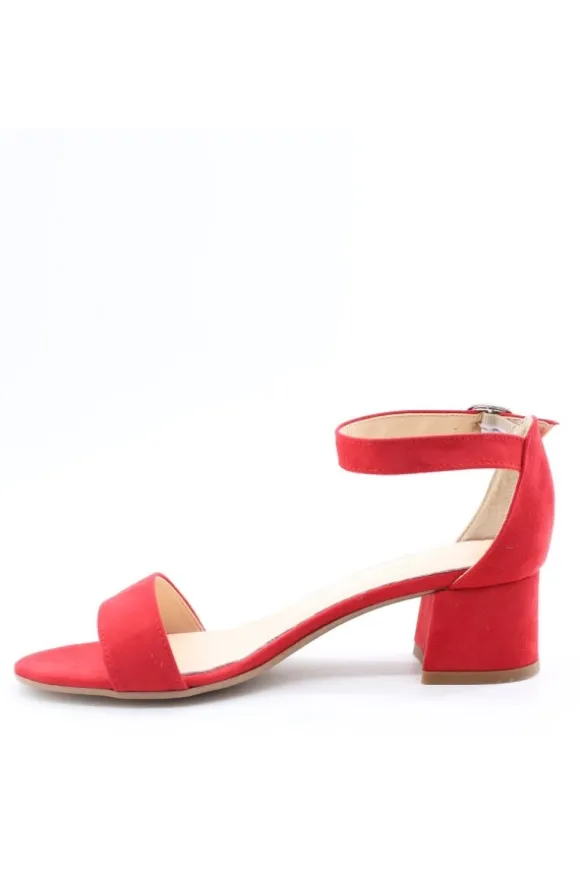 Sophie Blanc Sandalo tacco 696 Rosso