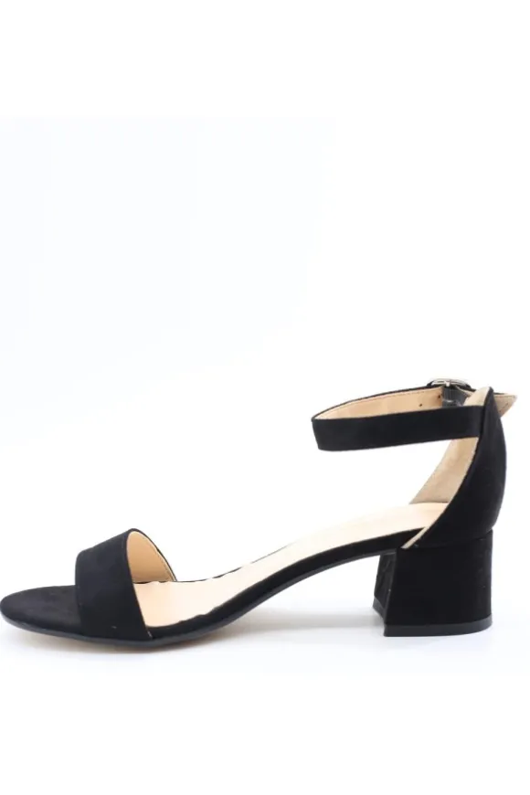 Sophie Blanc Sandalo tacco 696 Nero