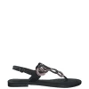Tamaris Sandalo basso 28125 Black comb
