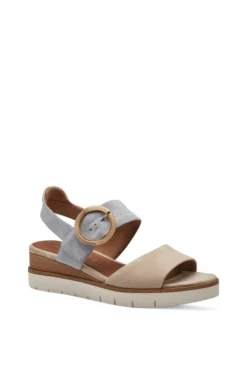 Tamaris Sandalo basso 28206 Ivory comb