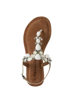 Tamaris Sandalo basso 28163 White comb