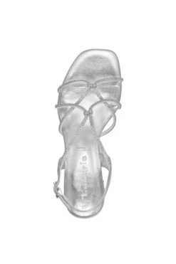 Tamaris Sandalo tacco 28236 Silver