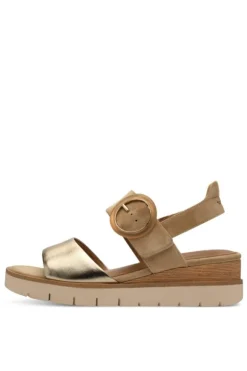 Tamaris Sandalo zeppa 28206 Tan