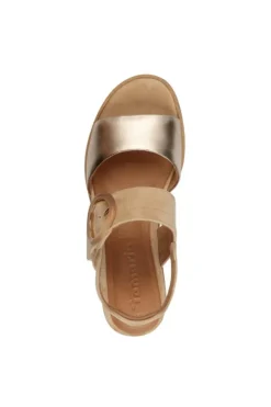 Tamaris Sandalo zeppa 28206 Tan