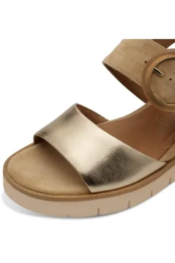 Tamaris Sandalo zeppa 28206 Tan