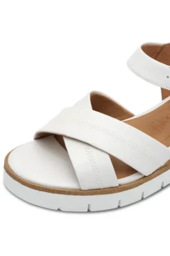 Tamaris Sandalo zeppa 28202 White