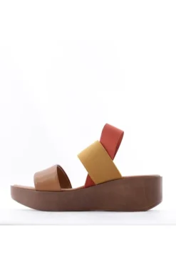 The Flexx Sandalo zeppa F254804 Cuoio