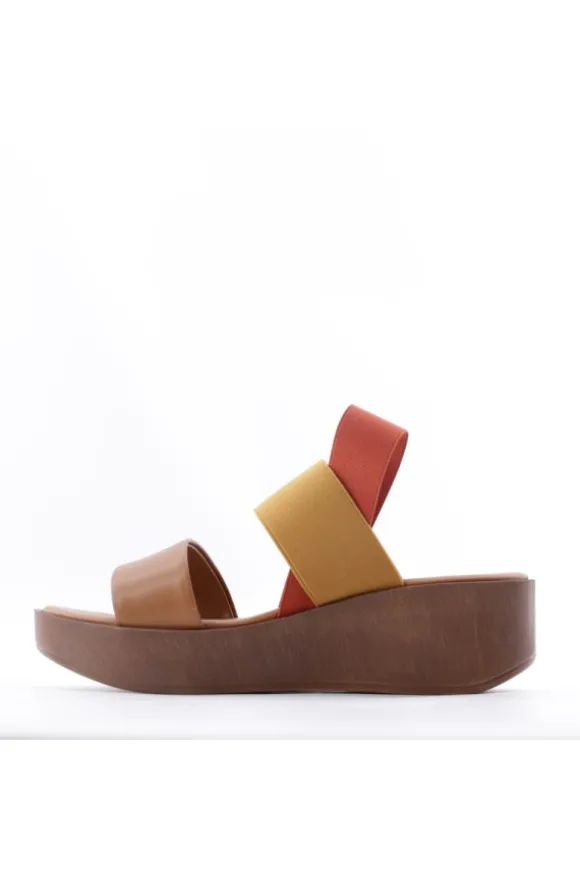 The Flexx Sandalo zeppa F254804 Cuoio