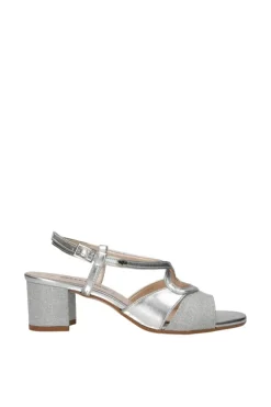 Valleverde Sandalo tacco 28216 Argento