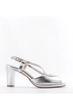 Valleverde Sandalo tacco 28343 Argento