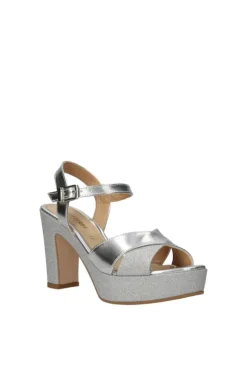 Valleverde Sandalo tacco 32526 Silver