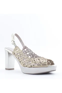 Valleverde Sandalo tacco 45381 Gold