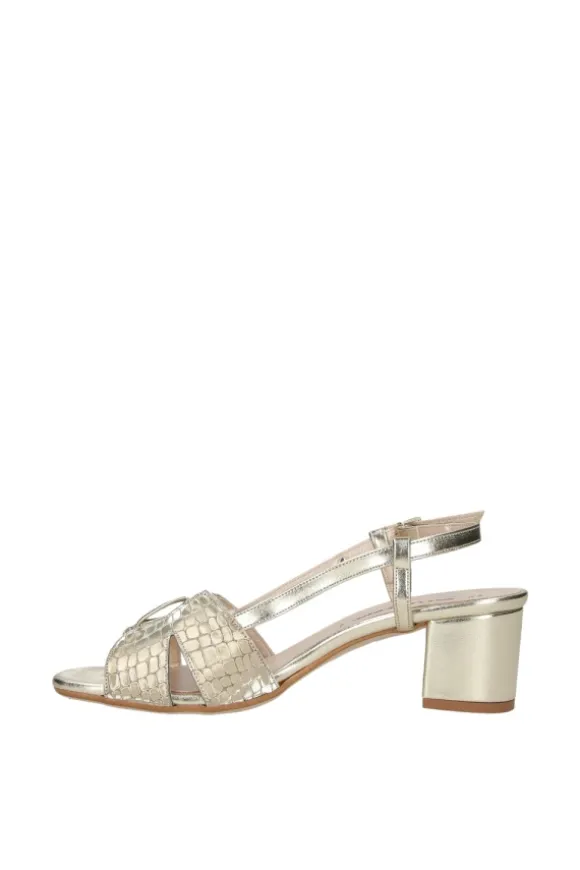 Valleverde Sandalo tacco 28218 Gold